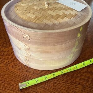 Maison lune 10” bamboo steamer